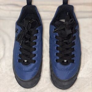 Chanel Blue Sneakers